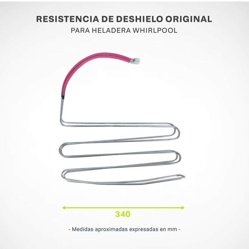 Resistencia Heladera Whirlpool Wrm37d1 Wrm37x1