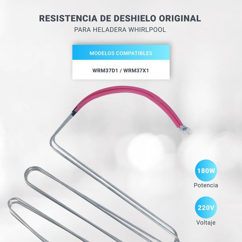 Resistencia Heladera Whirlpool Wrm37d1 Wrm37x1