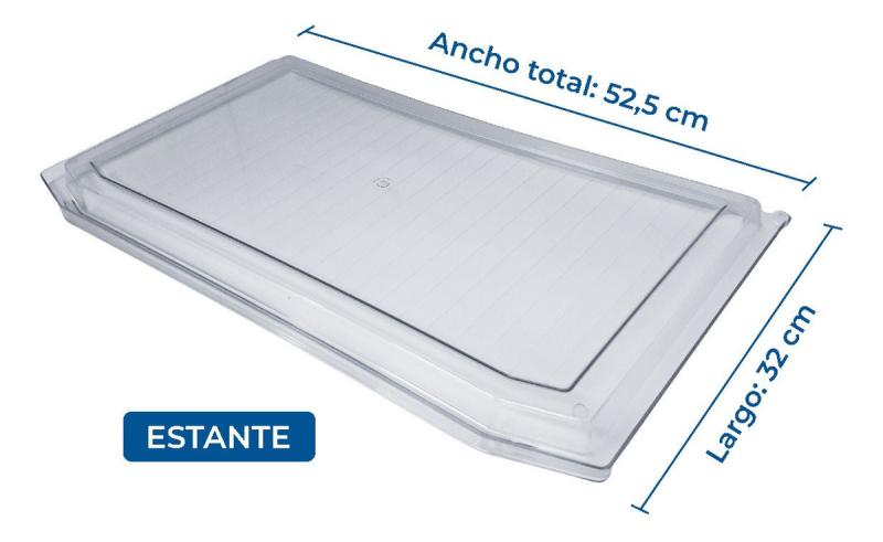 Combo Bandeja X2 Canasto Cajon Acrilico Heladera Gafa Original