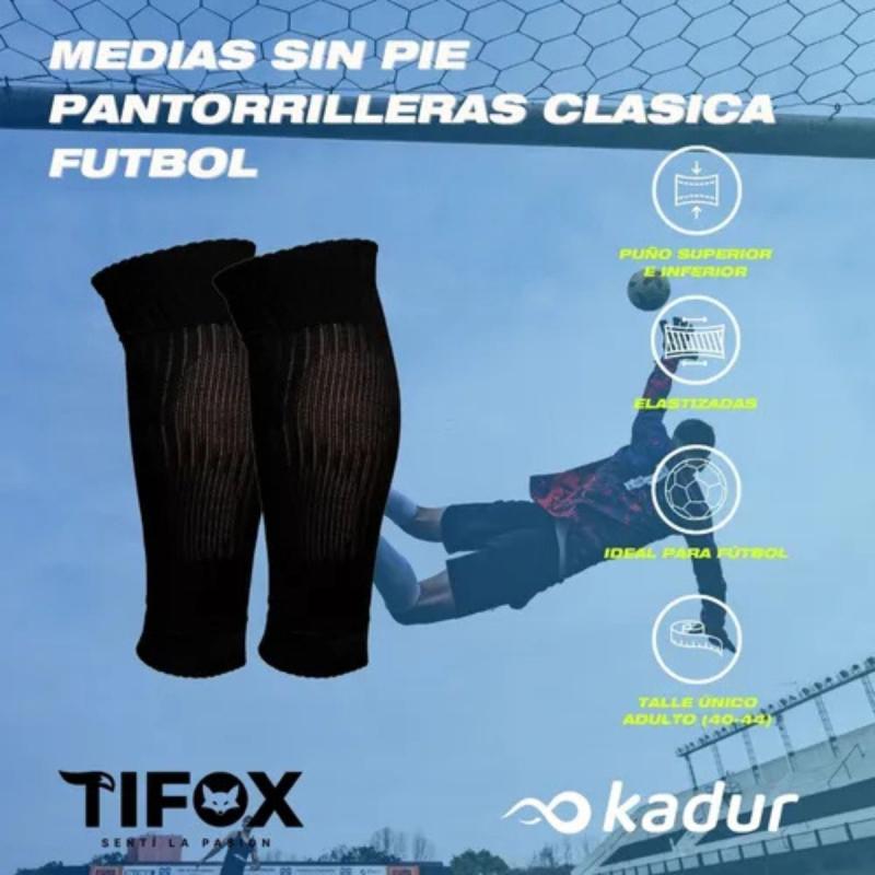 PANTORRILLERAS MEDIAS SIN PIE TIFOX FUTBOL