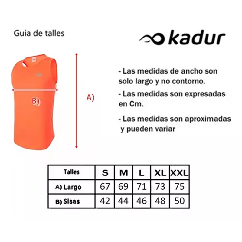 MUSCULOSA DEPORTIVA LARGA KADUR