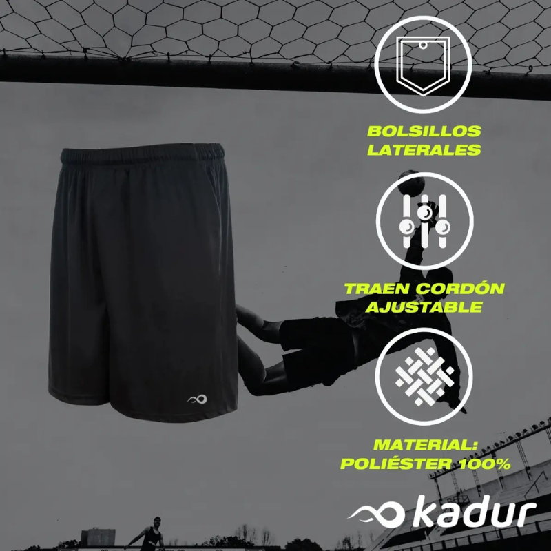 SHORT DEPORTIVO CON BOLSILLOS KADUR