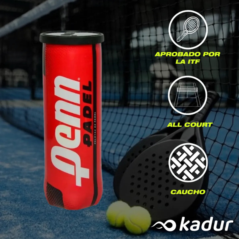 CAJA DE 24 TUBOS DE PELOTAS PENN PADEL