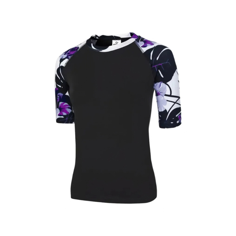 REMERA FEMENINA PROTECCION UV DEPORTIVA MANGA CORTA