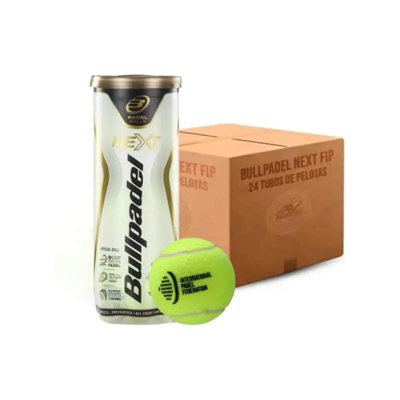 CAJA TUBO PELOTAS BULLPADEL X24 NEXT