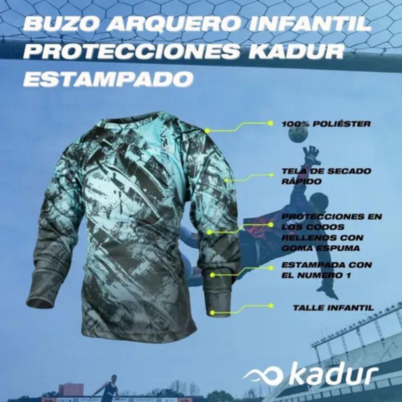 BUZO ARQUERO INFANTIL KADUR NIÑO PROTECCIONES