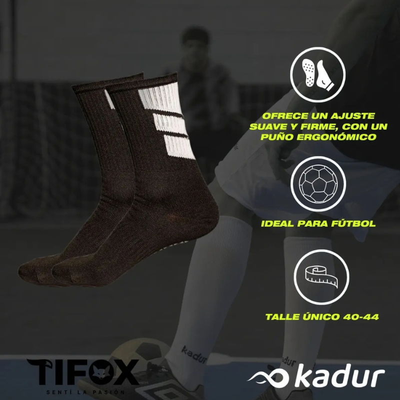 MEDIAS 3/4 ANTIDESLIZANTES KICK OFF FUTBOL UNISEX