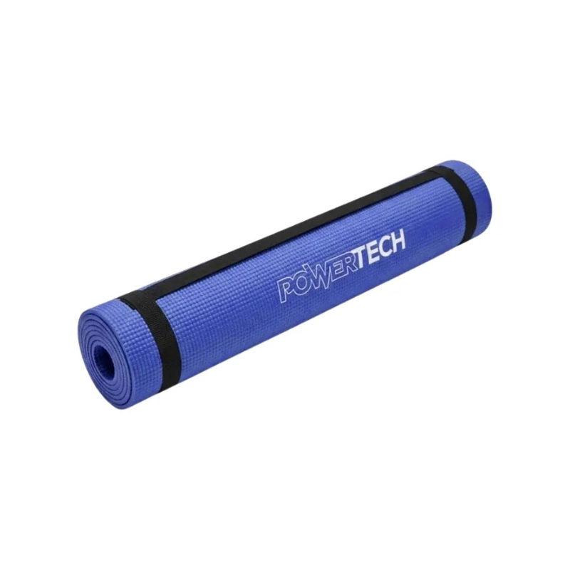 MAT YOGA PILATES 6 MM CON CORREA POWERTECH