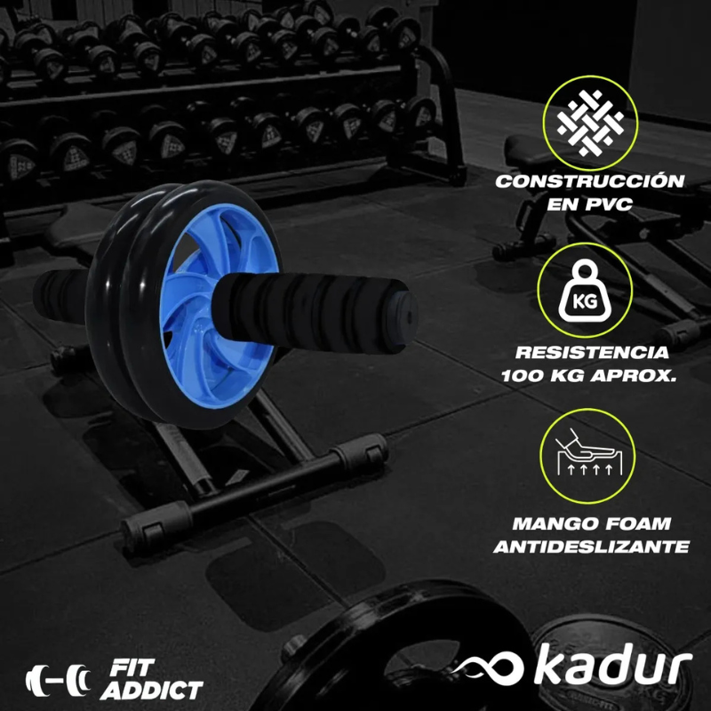 RUEDA ABDOMINAL MANGO FOAM FIT ADDICT