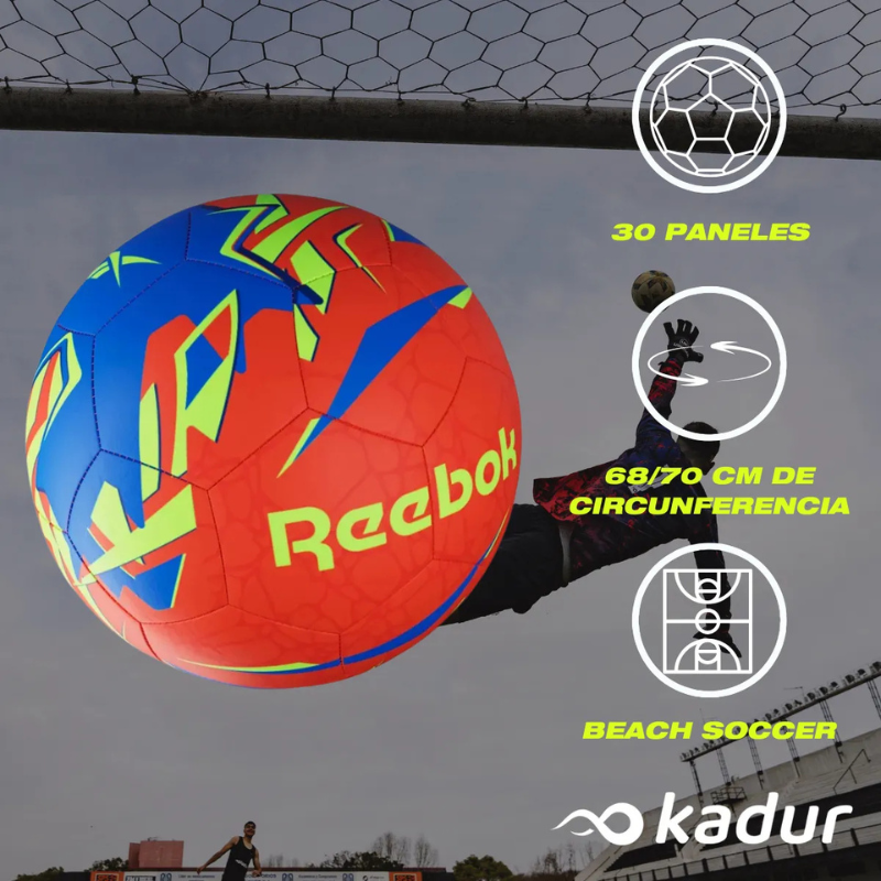 PELOTA DE FUTBOL REEBOK VORTEX BEACH SOCCER
