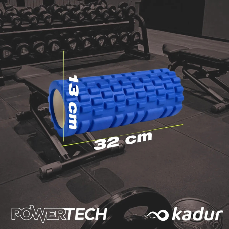 ROLO MASAJEADOR TEXTURADO 32 CM POWERTECH