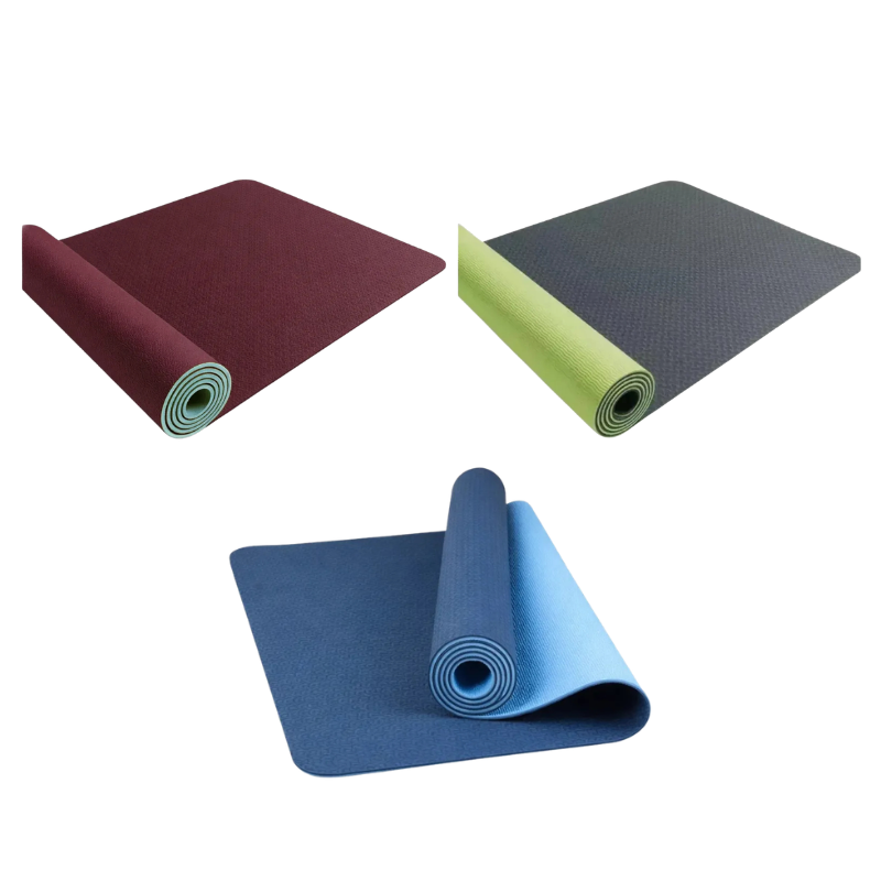MAT YOGA PILATES 6 MM TPE ALTA DENSIDAD POWERTECH