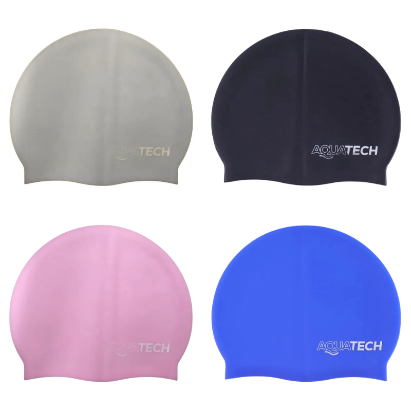 GORRO DE NATACION SILICONA AQUATECH ADULTO