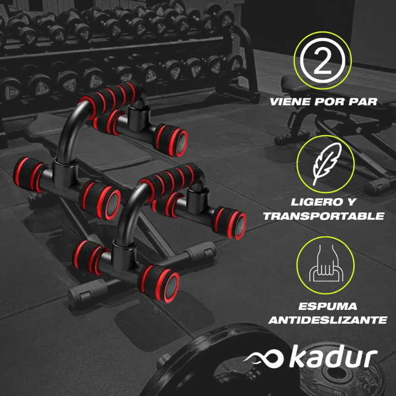 SOPORTE PUSH UP PVC POWERTECH