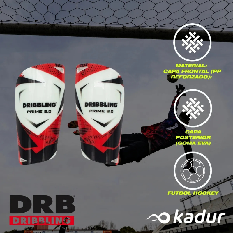 CANILLERAS DRB PRIME 3.0 FUTBOL ADULTO