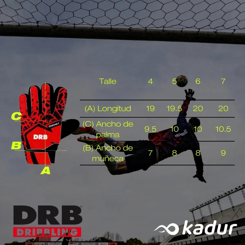GUANTE ARQUERO INFANTIL DRB ROCKET 4.0