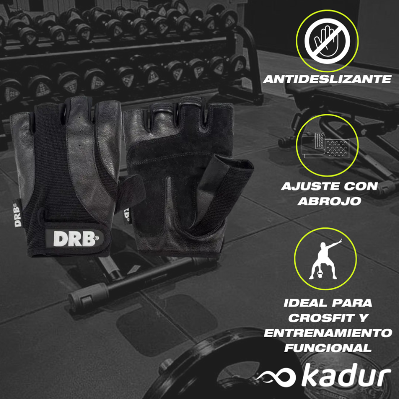 GUANTE FITNESS FORCE SIN PUÑO DRB