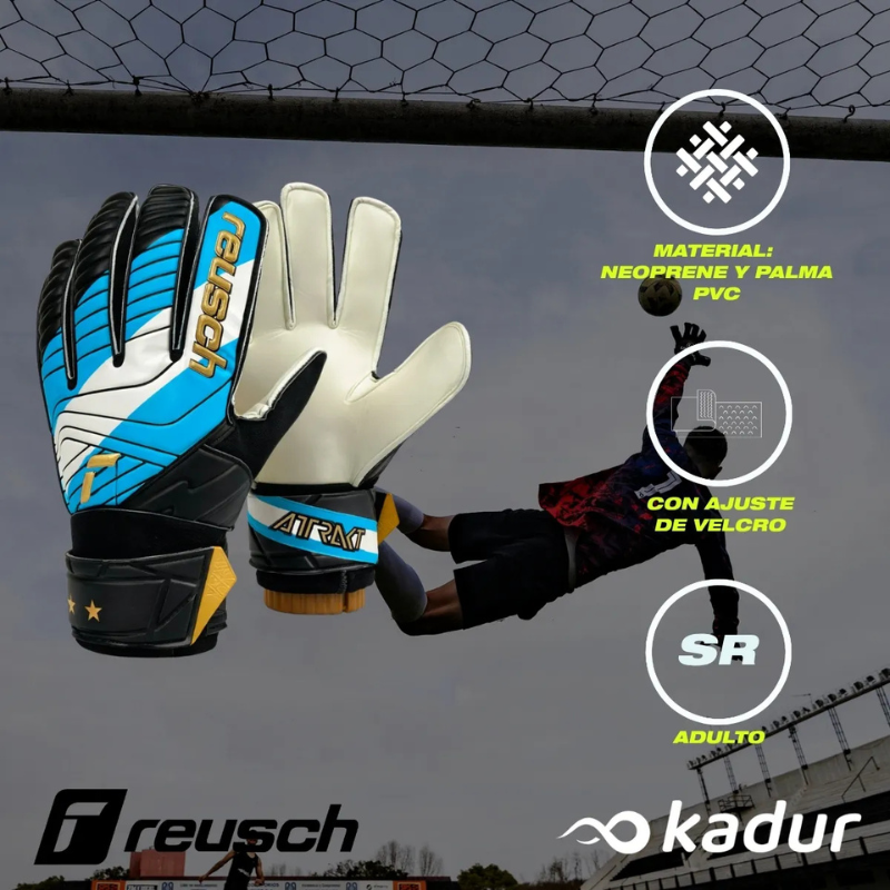 GUANTES RUESCH ATTRAKT ARQUERO EDICION ESPECIAL ARGENTINA ADULTO