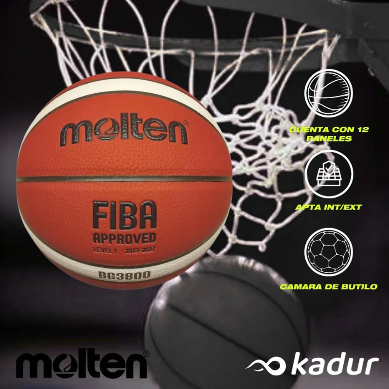 PELOTA DE BASQUET MOLTEN N°7 B7G3800