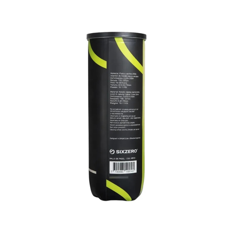 CAJA PELOTAS SIXZERO PADEL 2.0 PRO