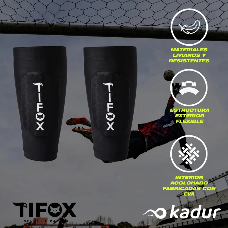 CANILLERAS FUTBOL TIFOX FLEX