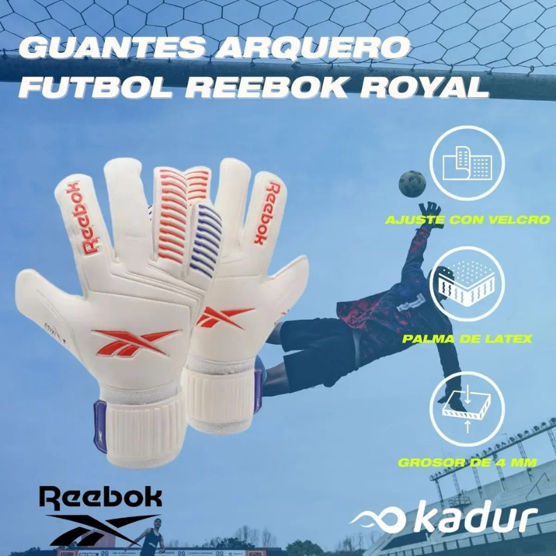 GUANTES ARQUERO FUTBOL REEBOK ROYAL