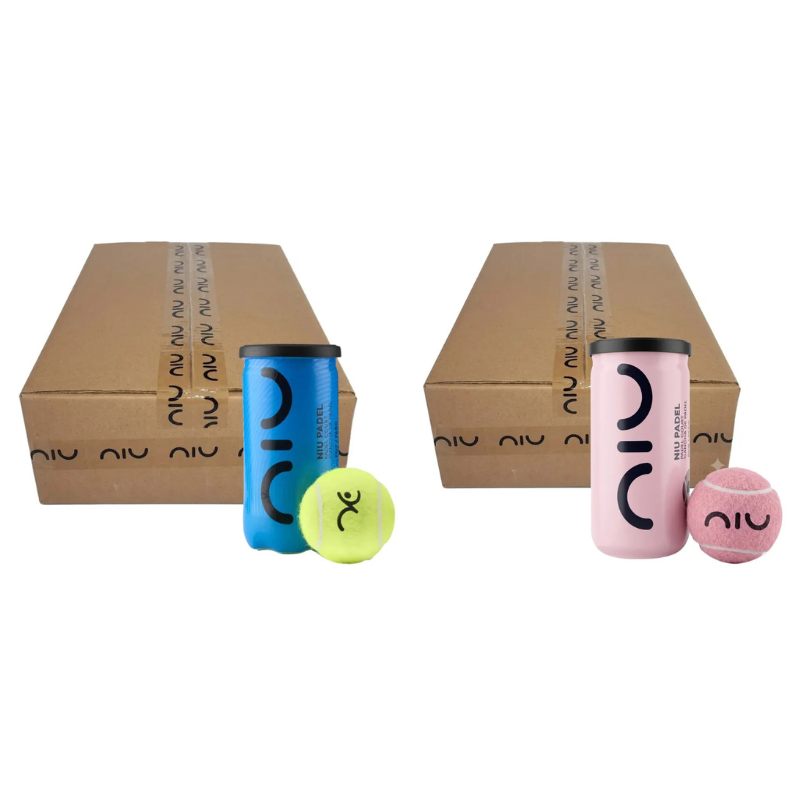 CAJA X 24 TUBOS PELOTAS NIU PADEL PRO X 2 UNIDADES