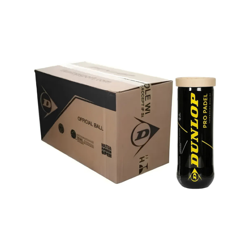 CAJA PELOTAS PELOTAS X 3 DUNLOP PRO PADEL X24