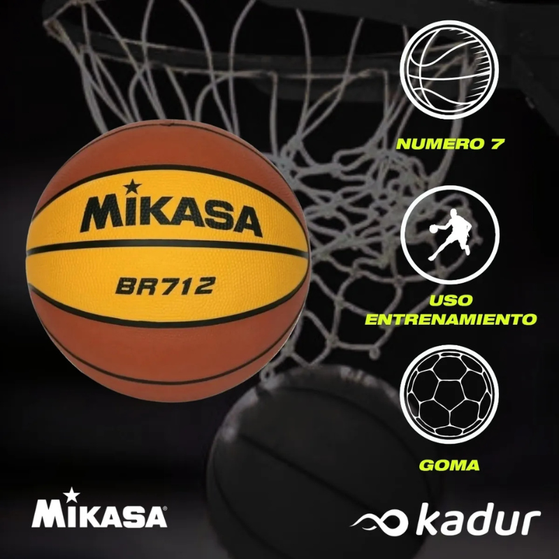 PELOTA BASQUET MIKASA NUMERO 7 BR712