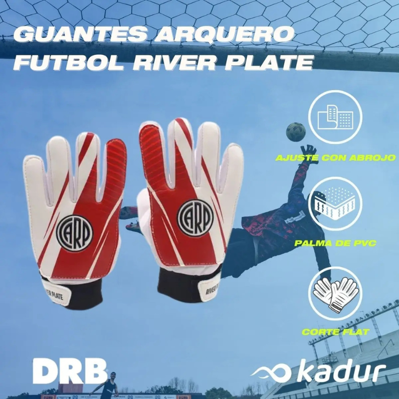 GUANTES DE ARQUERO DRB RIVER PLATE