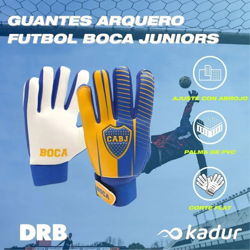 GUANTES DE ARQUERO DRB BOCA JUNIORS