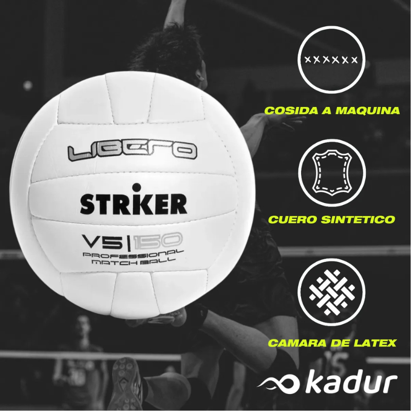 PELOTA STRIKER DE VOLEY GOMA V5 150