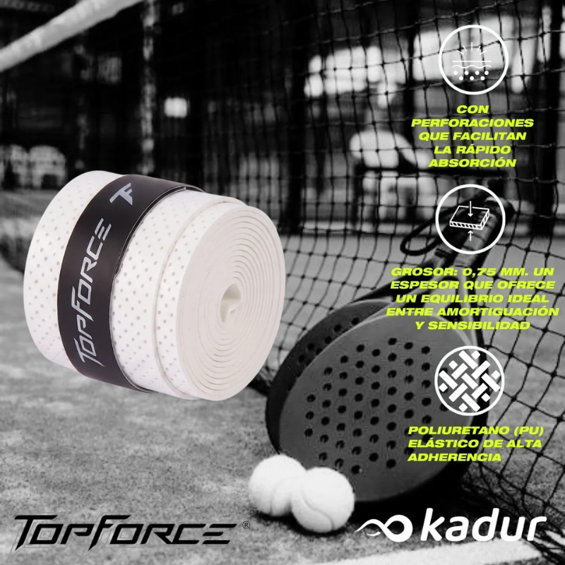 OVERGRIP PADEL TOP FORCE PERFORADO 0,75mm