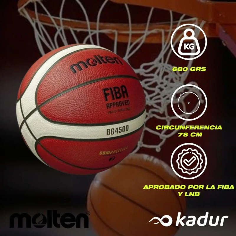 PELOTA DE BASQUET MOLTEN BG4500 (EX GG7X)