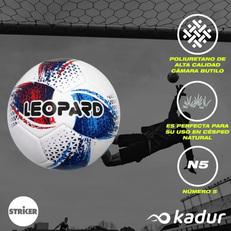 PELOTA FUTBOL N5 STRIKER LEOPARD CAMPO
