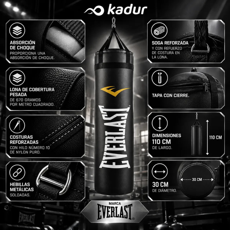 BOLSA BOXEO EVERLAST 110 CM