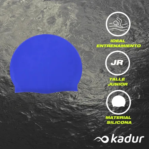 GORRA NATACION INFANTIL NIÑO SILICONA FIT ADDICT