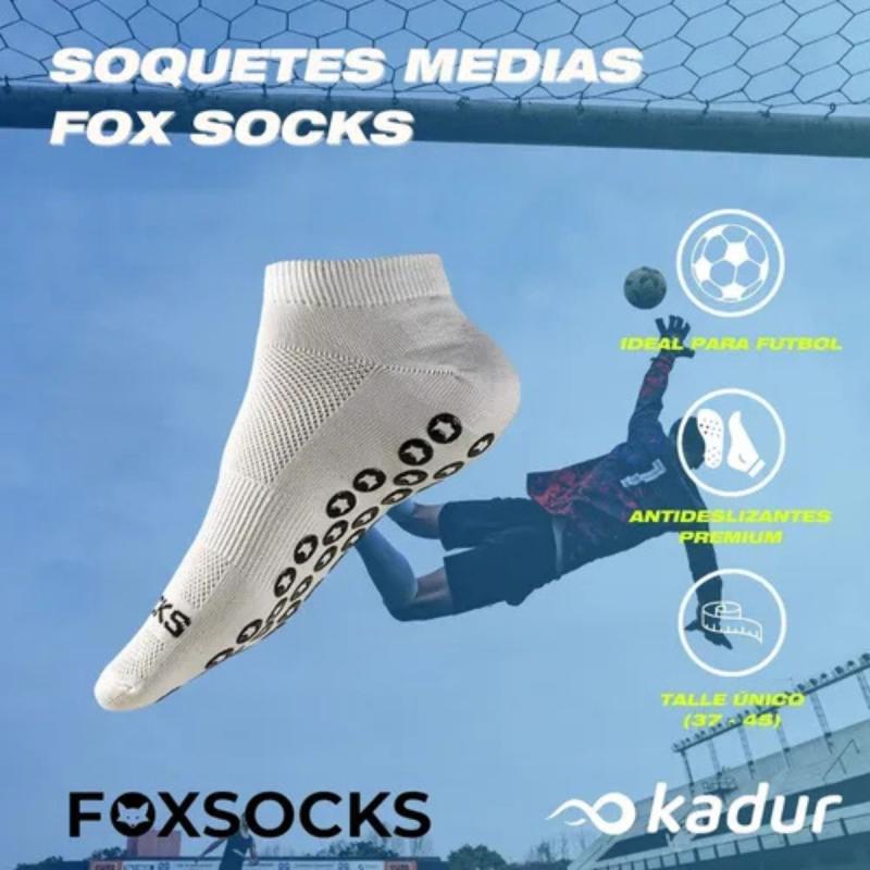 SOQUETES MEDIAS FOX SOCKS ANTIDESLIZANTES