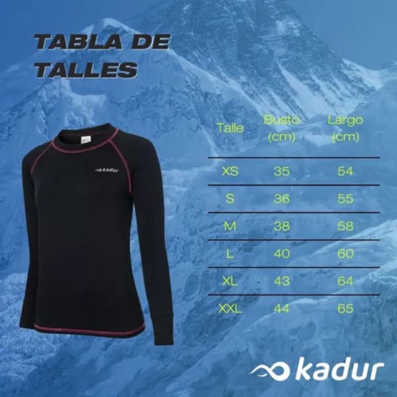 REMERA TERMICA MANGA LARGA DAMA KADUR