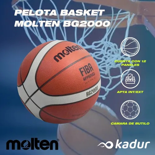 PELOTA DE BASQUET MOLTEN B7G2000