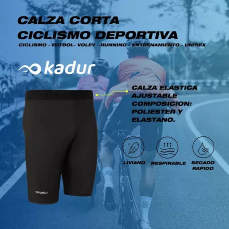 CALZA CORTA CICLISTA DEPORTIVA SIN BADANA