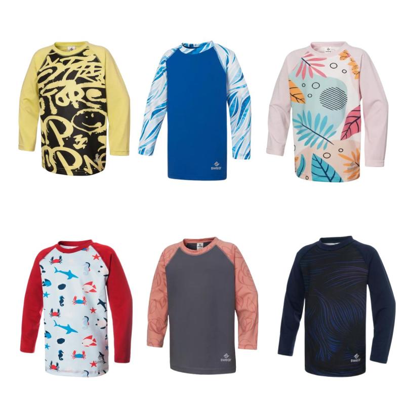 REMERA INFANTIL PROTECCION UV DEPORTIVA MANGA LARGA