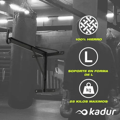 SOPORTE BOXEO FUNDICION KADUR PARED