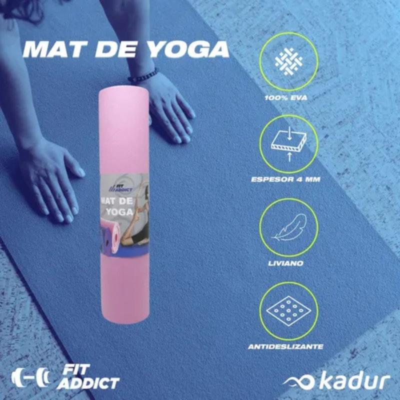 MAT YOGA EVA SOFT PILATES 6 MM FIT ADDICT