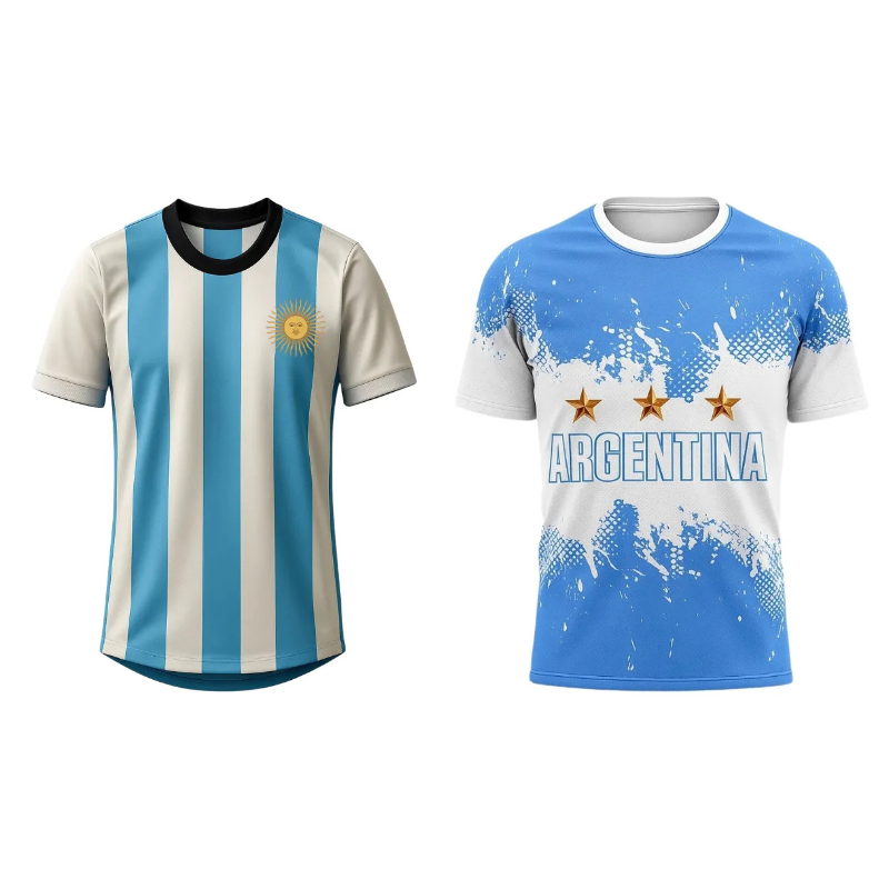 CAMISETA FUTBOL ARGENTINA PARA SUBLIMAR KADUR