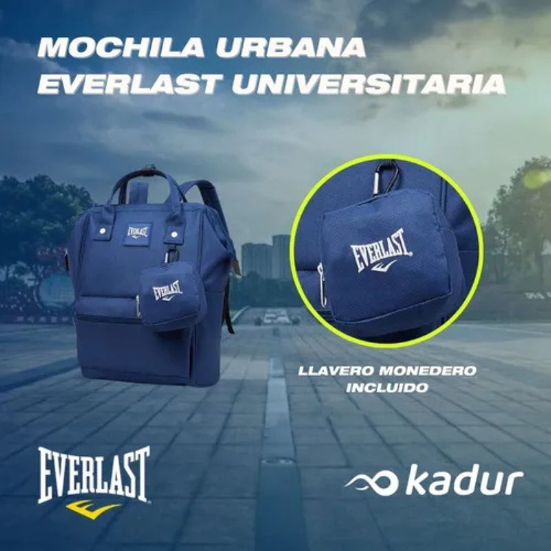 MOCHILA EVERLAST URBANA CON MONEDERO