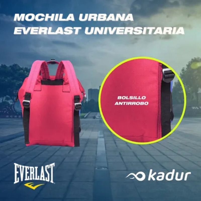 MOCHILA EVERLAST URBANA CON MONEDERO