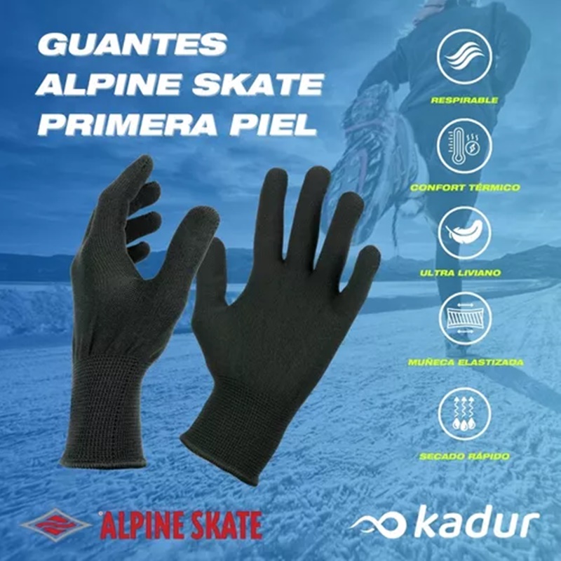 GUANTES TÉRMICOS PRIMERA PIEL ALPINE SKATE