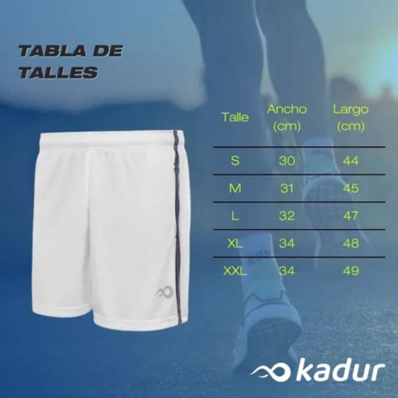 SHORTS DEPORTIVOS KADUR COMBINADOS CON BOLSILLOS