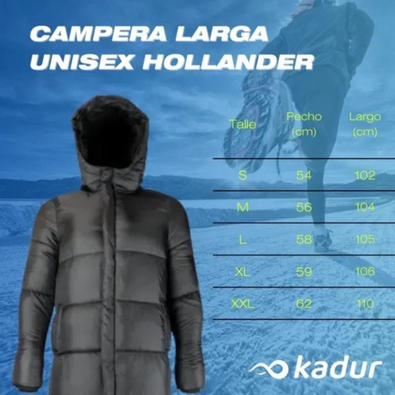 CAMPERON LARGO INVIERNO UNISEX IMPORTADO